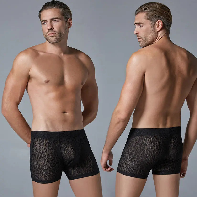 Luca Leopard Boxer-Black S/M-Boxed My Store
