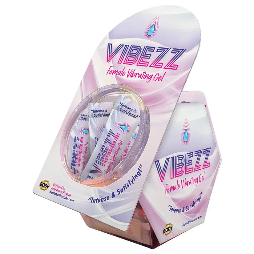 Vibezz Stimulating Gel Stick Pack Display Jar of 50 My Store
