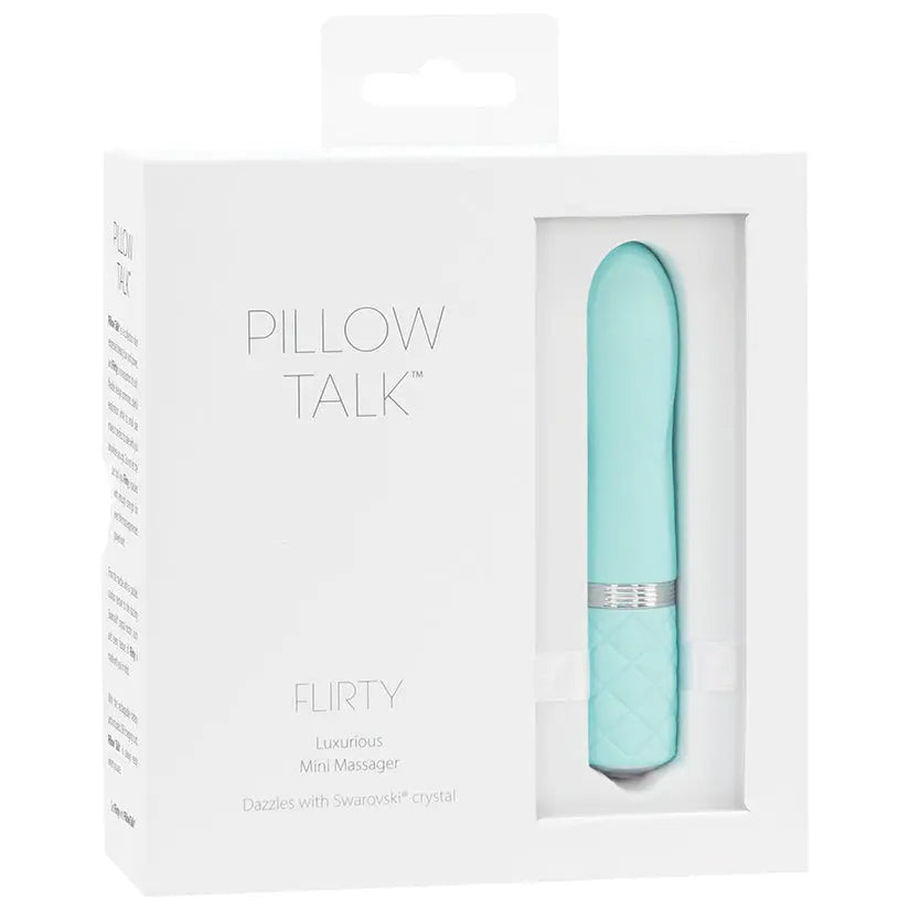 Pillow Talk Flirty Mini Massager-Teal 4.25 My Store