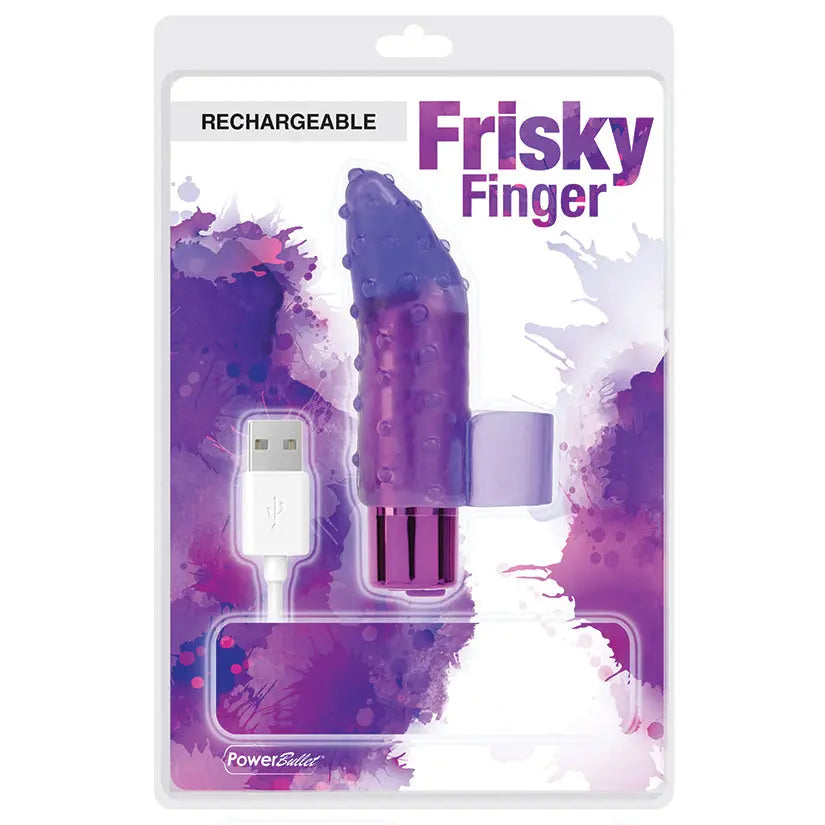 PowerBullet Frisky Fingers Rechargeable-Purple 2.5 My Store