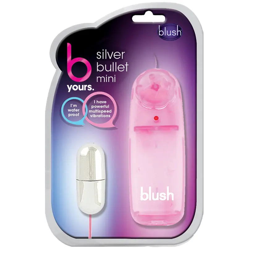 B Yours Silver Power Bullet Mini-Pink My Store