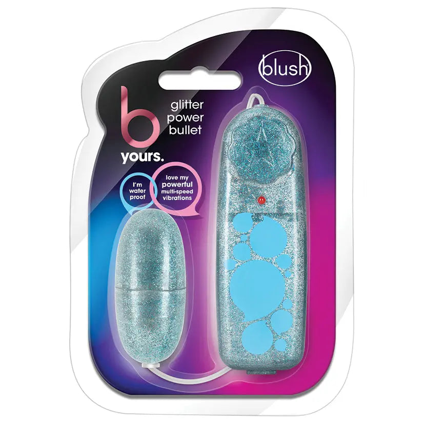 B Yours Glitter Power Bullet-Blue My Store