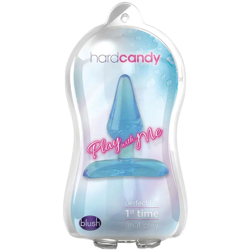 Play With Me Hard Candy Anal Plug-Blue My Store