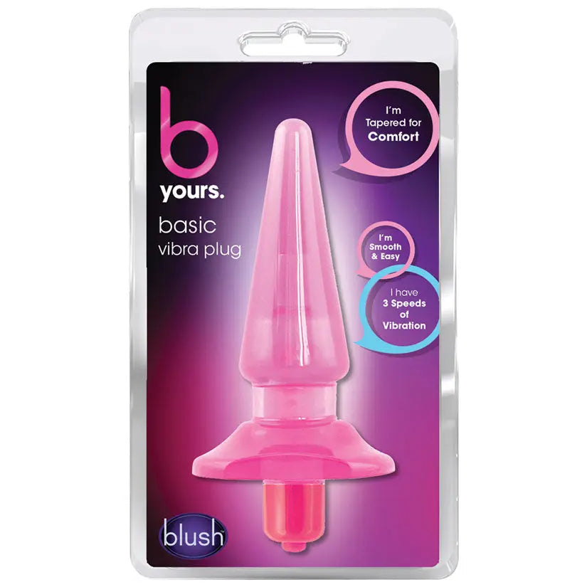 B Yours Basic Vibra Plug-Pink My Store