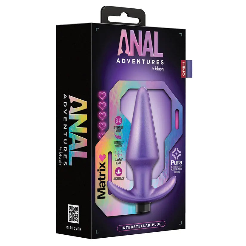 Anal Adventures Matrix Interstellar Plug-Astro Violet My Store