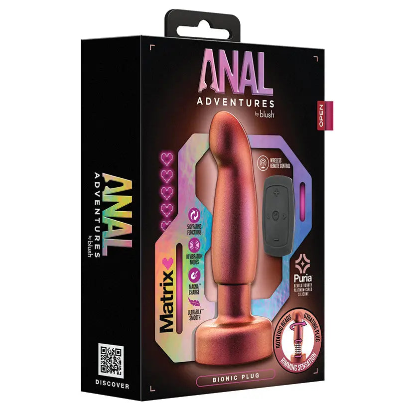 Anal Adventures Matrix Bionic Plug-Cosmic Copper My Store