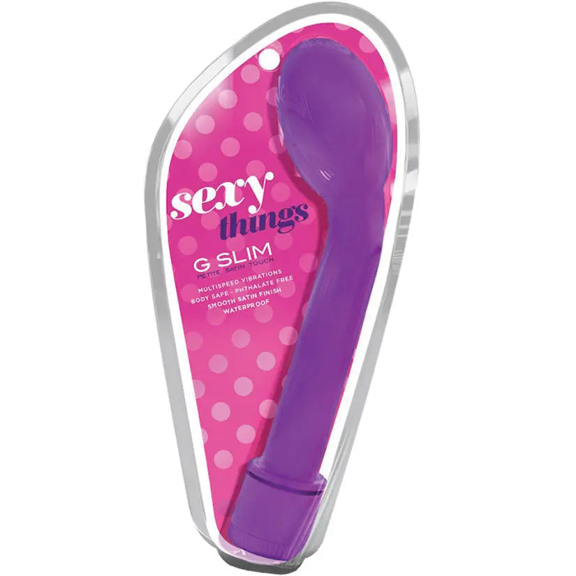 Sexy Things G Slim Petite Satin Touch-Purple 6.5 My Store