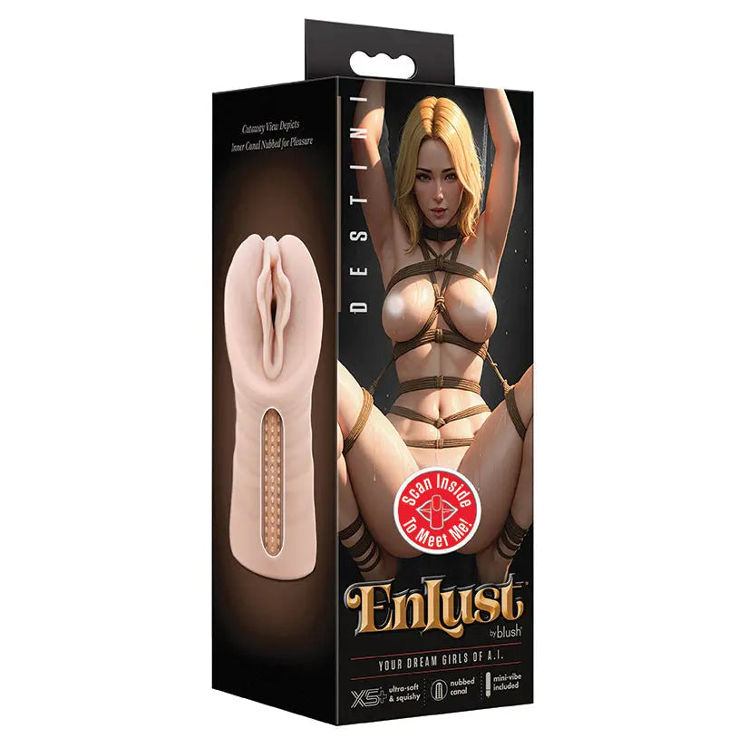 EnLust Vibrating Stroker Destini-Beige My Store