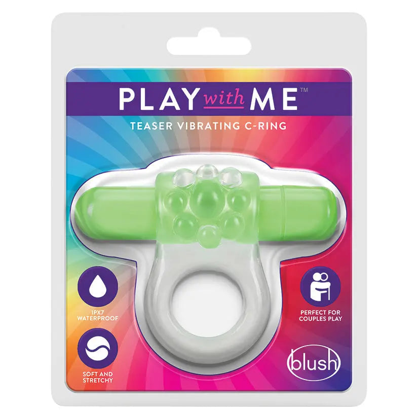 Play with Me Teaser Vibrating C-Ring €“Green My Store