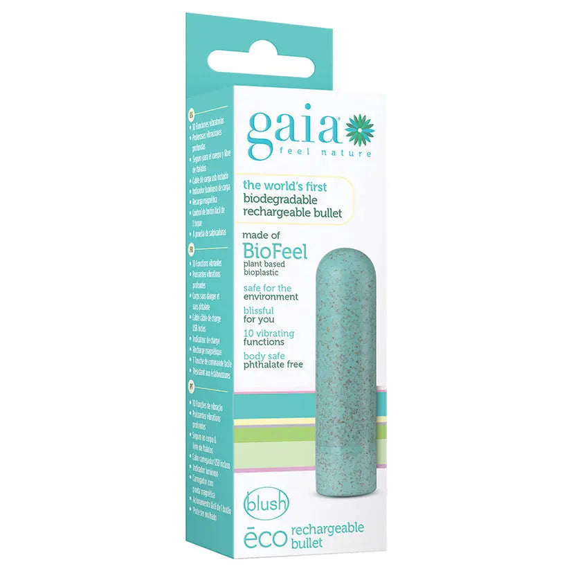 Gaia Eco Rechargeable Bullet Aqua My Store