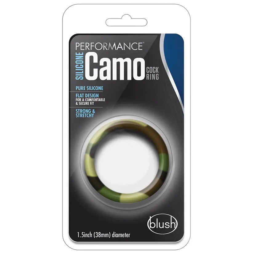 Performance Silicone Cock Ring-Green Camoflauge My Store