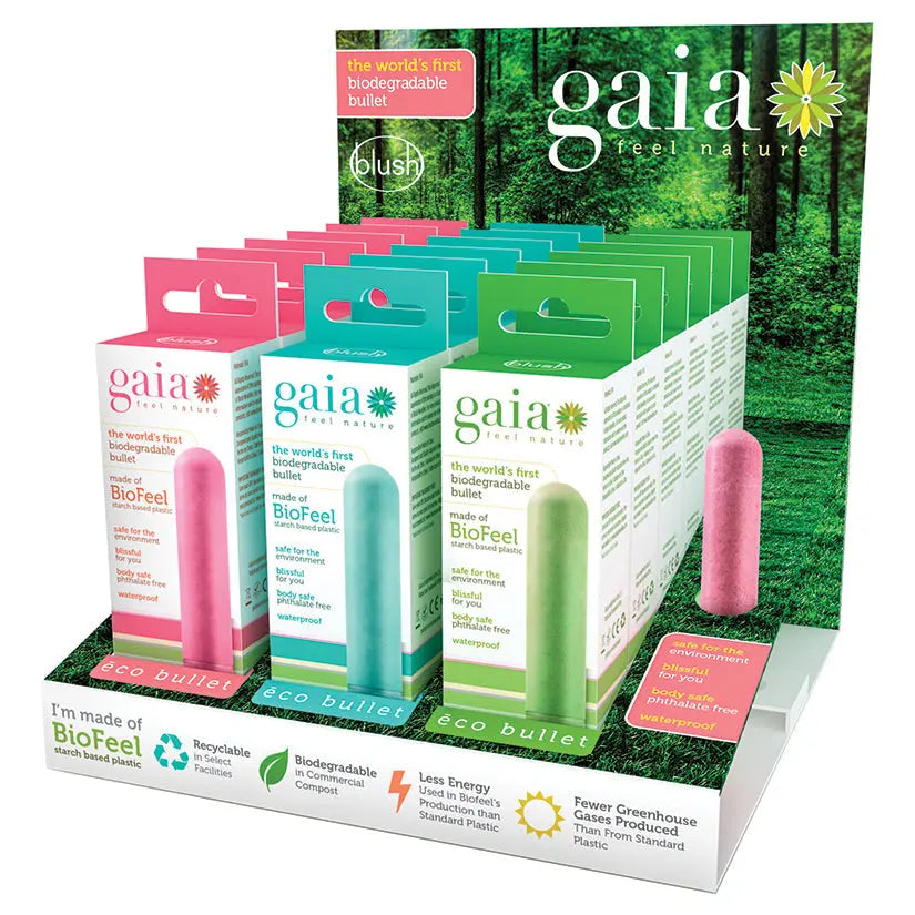Gaia Eco Bullet Display of 18 Assorted My Store