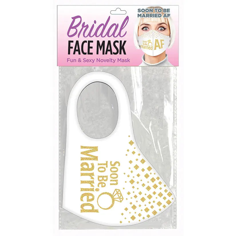 Soon To Be Married AF Glitter Mask My Store