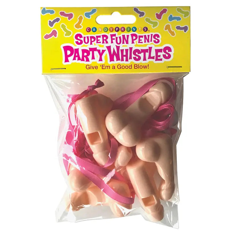 Super Fun Penis Party Whistles 6pk My Store