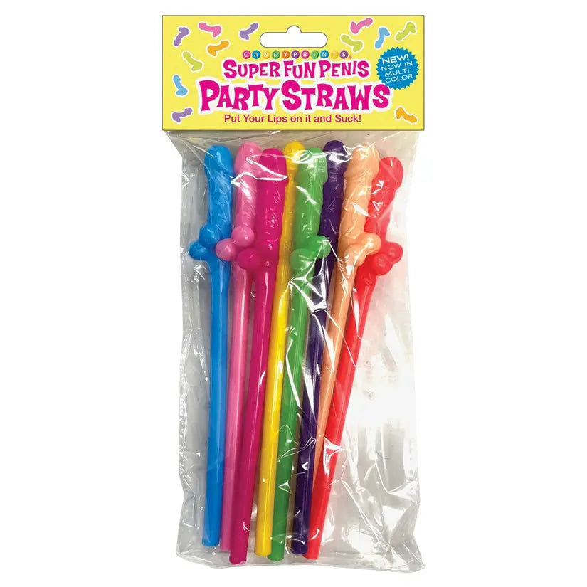 Super Fun Penis Straws Multicolor My Store