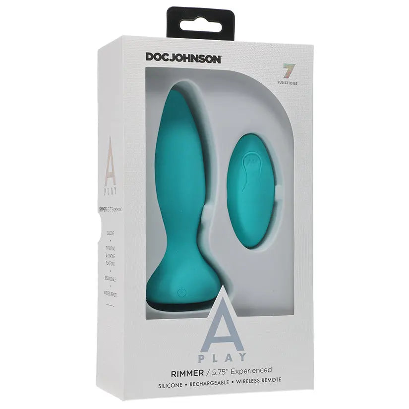A-Play Rimmer Experienced Rechargeable Plug-Teal My Store