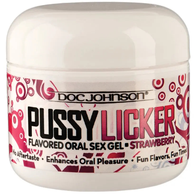 Pussy Licker Oral Sex Gel-Strawberry 2oz (Jar) My Store