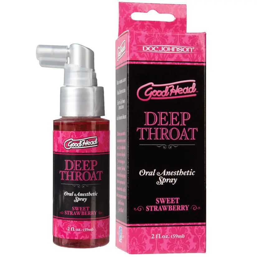 GoodHead Deep Throat Spray-Sweet Strawberry 2oz My Store