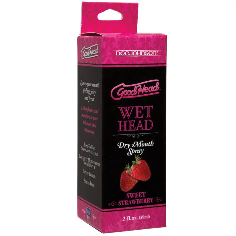 GoodHead Wet Head Dry Mouth Spray-Strawberry 2oz My Store