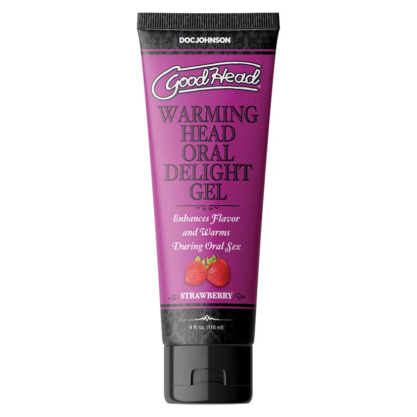 GoodHead Warming Head Oral Delight Gel-Strawberry 4oz Bulk My Store