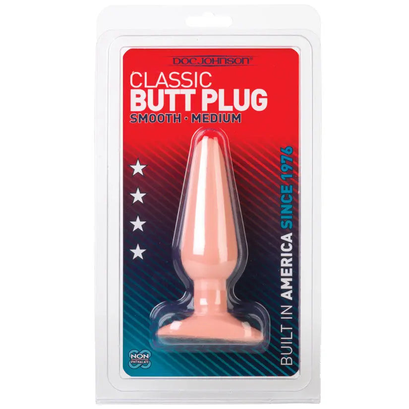Classic Butt Plug Medium-White My Store