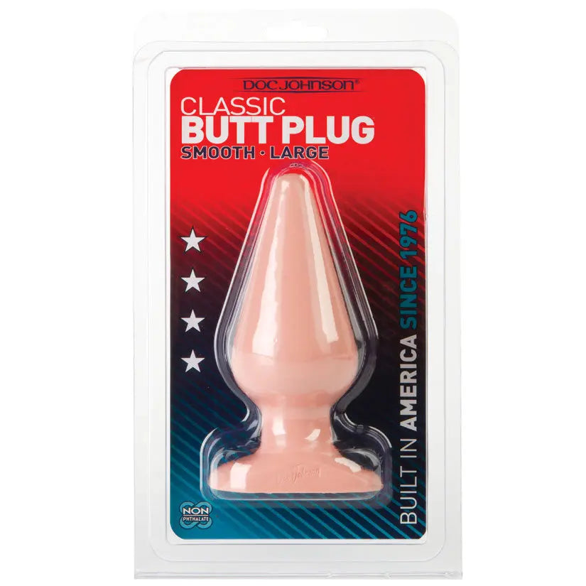 Classic Butt Plug Large-White My Store