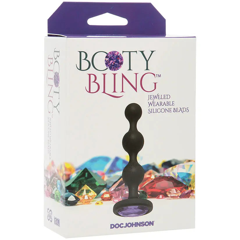 Booty Bling Wearable Silicone Beads-Purple My Store