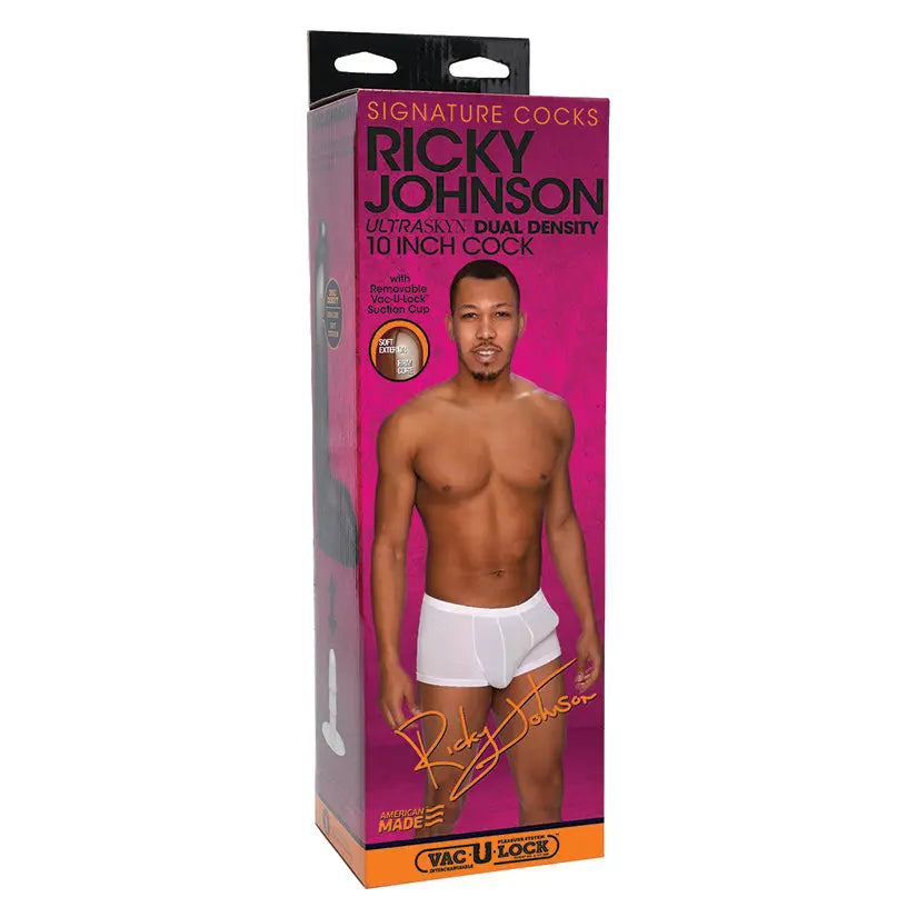 Signature Cocks Ultraskyn Ricky Johnson-Chocolate 10 My Store