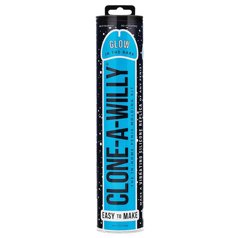 Clone-A-Willy Glow In The Dark Vibe Kit-Blue My Store