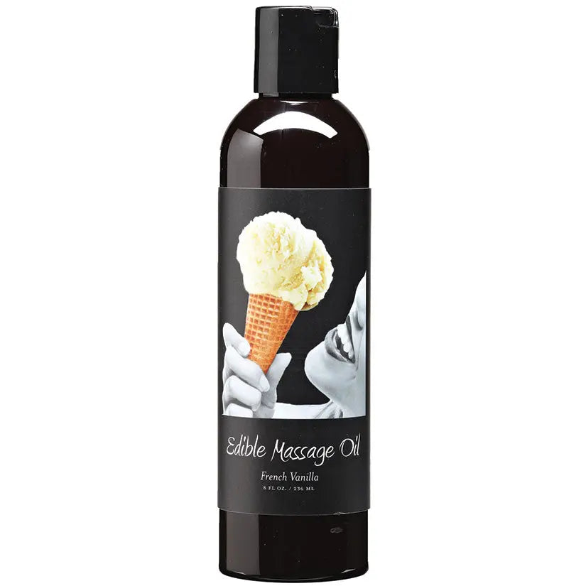 Earthly Body Edible Massage Oil-French Vanilla 8oz My Store