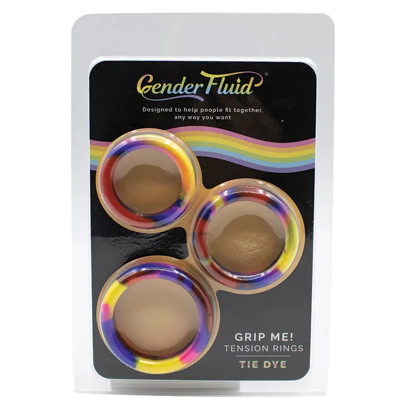Gender Fluid Grip Me Tension Ring Set-Tie Dye My Store