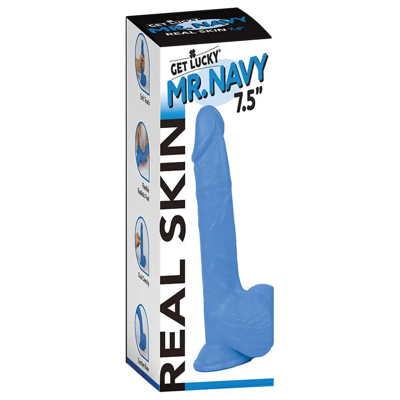 Get Lucky Mr. Dildo-Blue 7.5 My Store