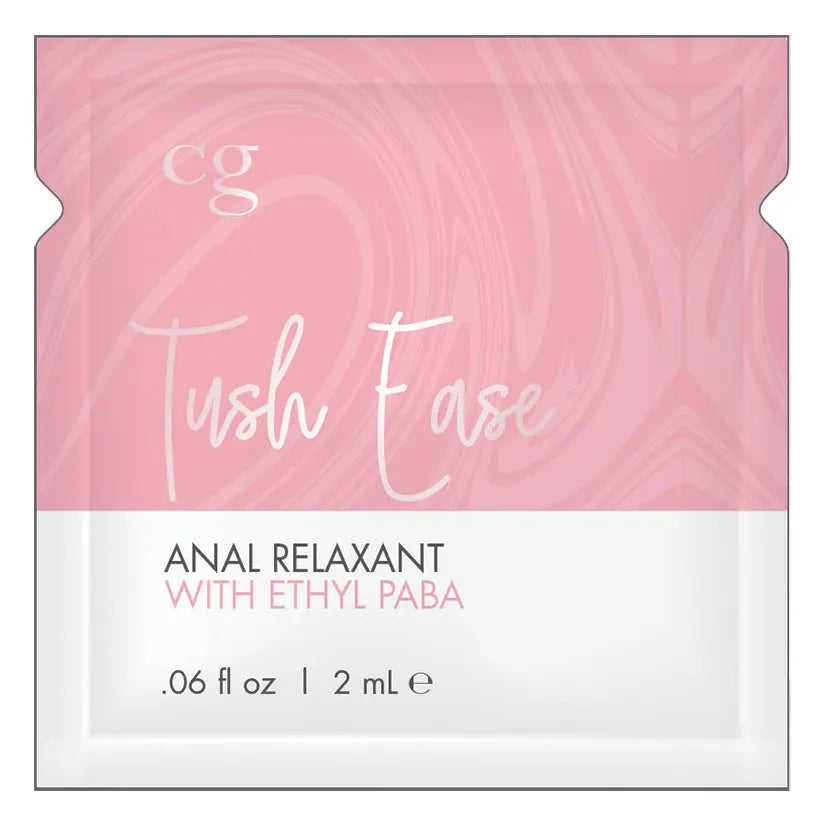 CG Tush Ease Anal Relaxant With Ethyl Paba Foil Bag of 24 My Store