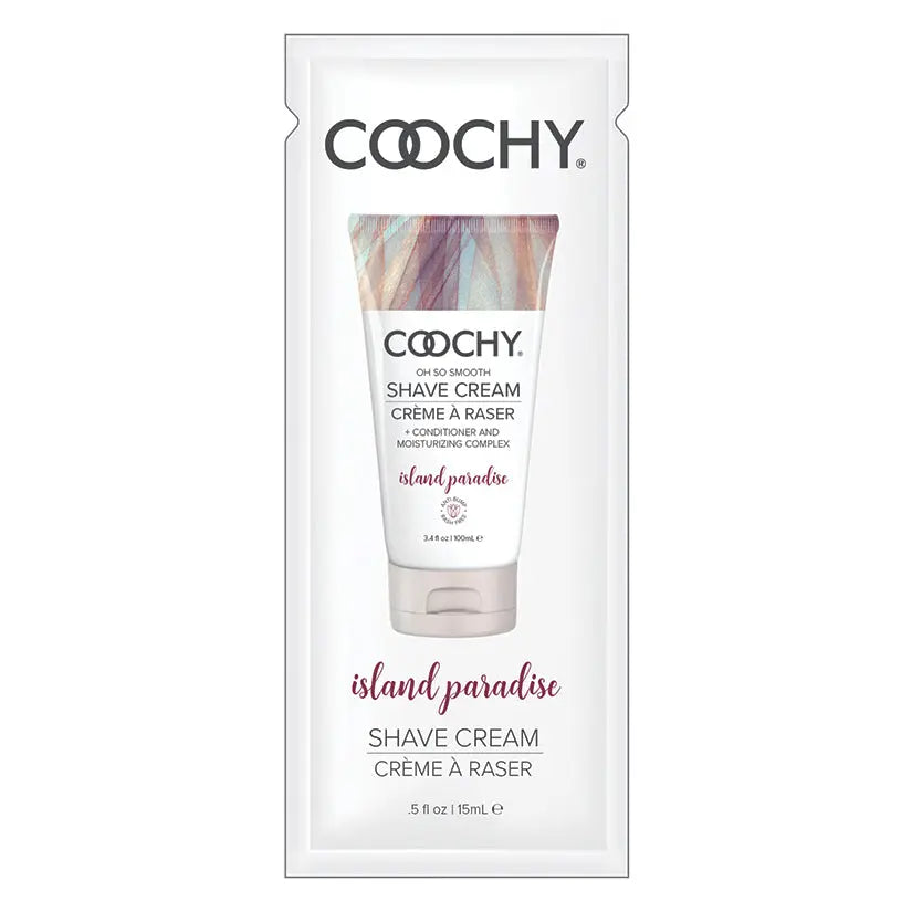 Coochy Shave Cream-Island Paradise 15ml Foil My Store