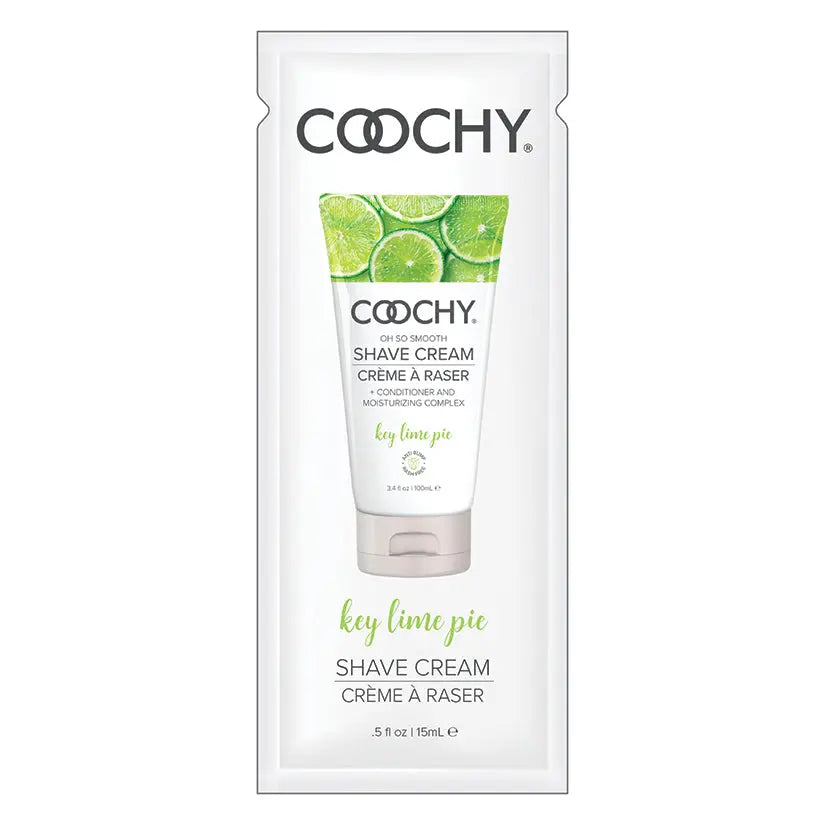 Coochy Shave Cream-Key Lime Pie 15ml Foil 24 Poly Bag My Store