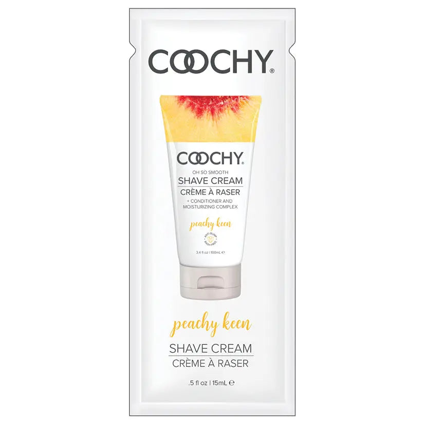 Coochy Shave Cream-Peachy Keen 15ml Foil My Store