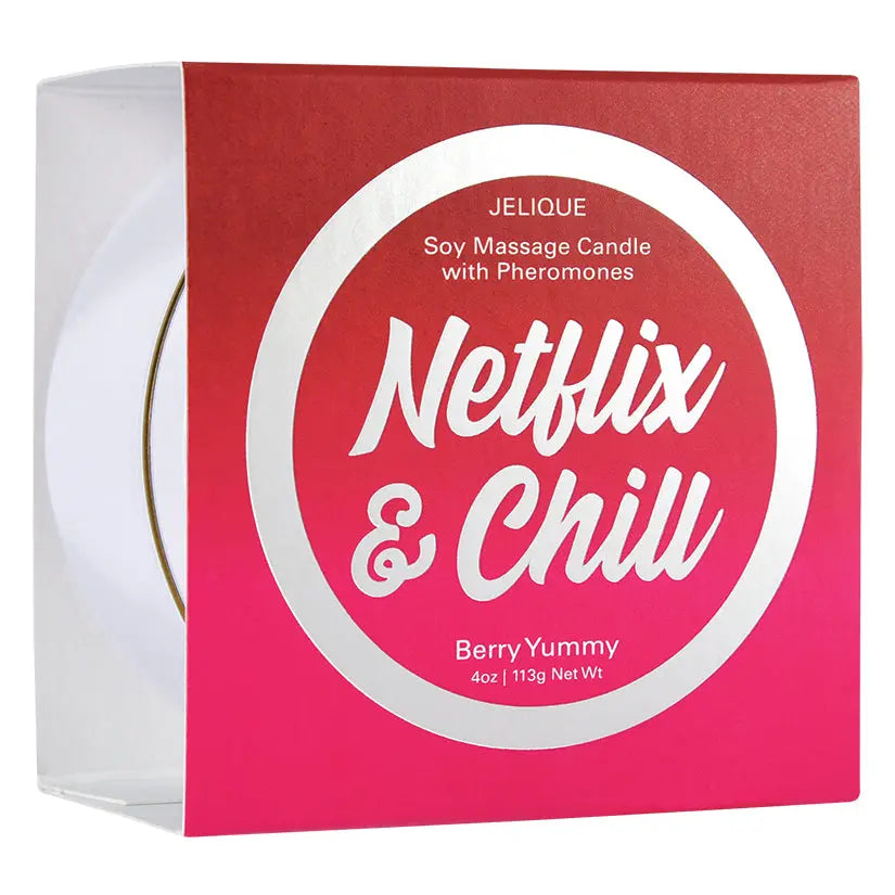 Jelique Massage Candle Netflix & Chill Berry Yummy 4oz My Store