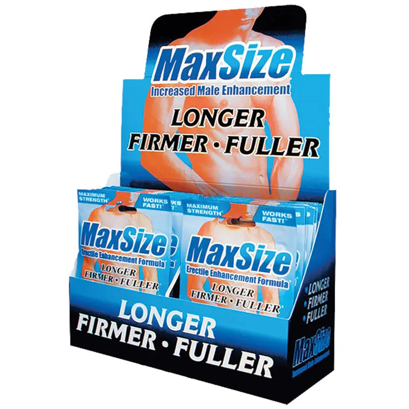 MAX Size Male Enhancement Formula-2 Pill Pack Display of 24 My Store