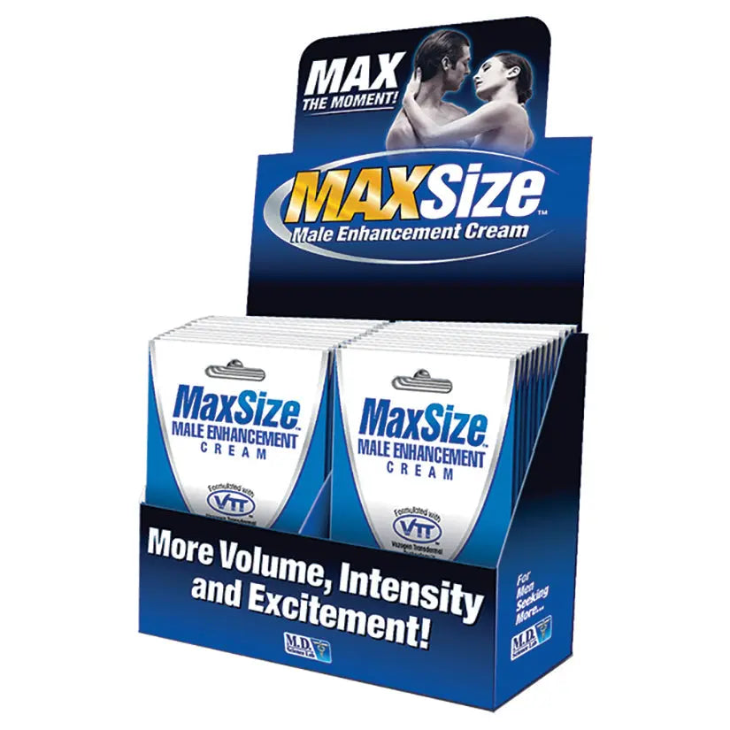 MAX Size Male Enhancement Cream Packs-Display of 24 My Store