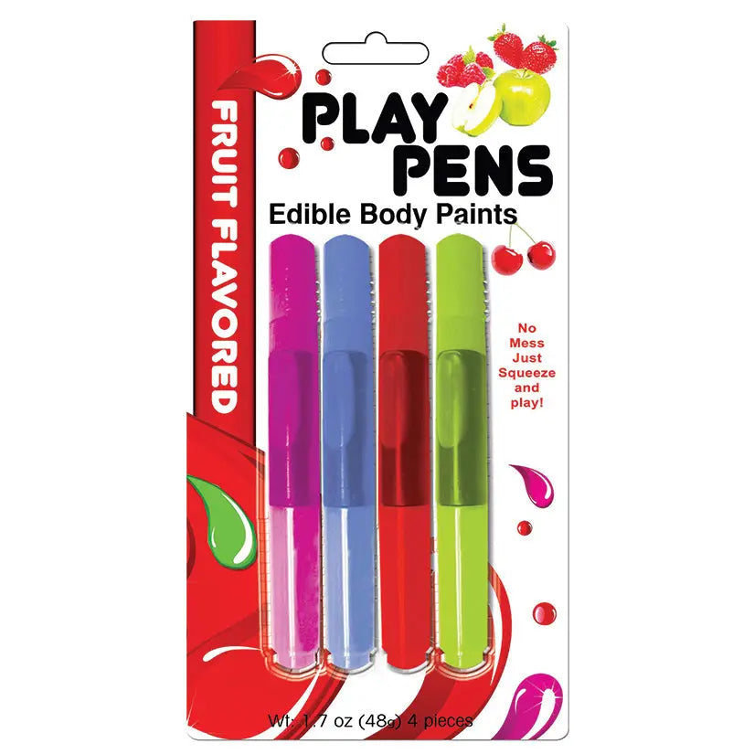 Play Pens Edible Fruit Flavored Body Pens (4 Pack) My Store