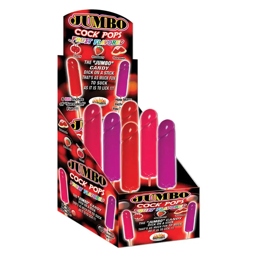 Jumbo Cock Pops Fruit Display of 6 My Store