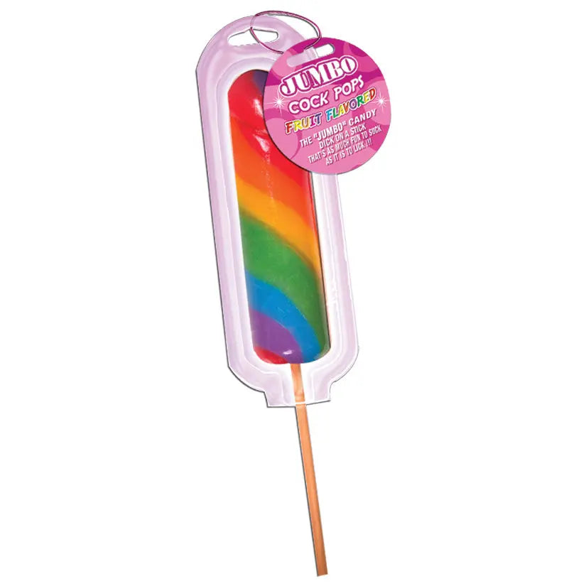 Rainbow Jumbo Cock Pop My Store