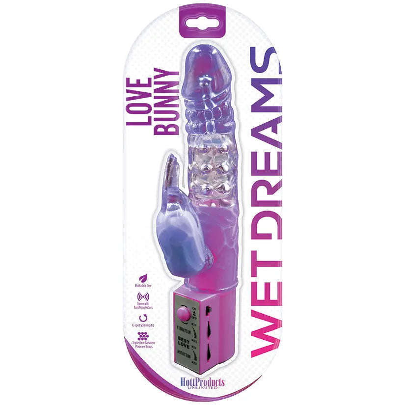 Wet Dreams Love Bunny-Purple 9.5 My Store