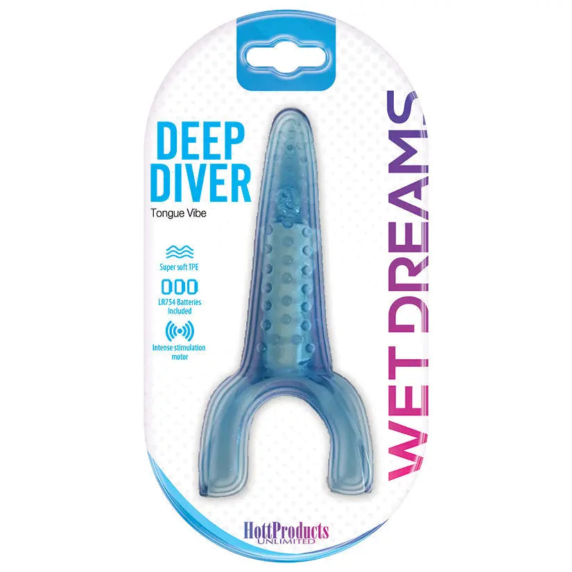 Tongue Star Deep Diver Vibrating Tongue-Blue My Store