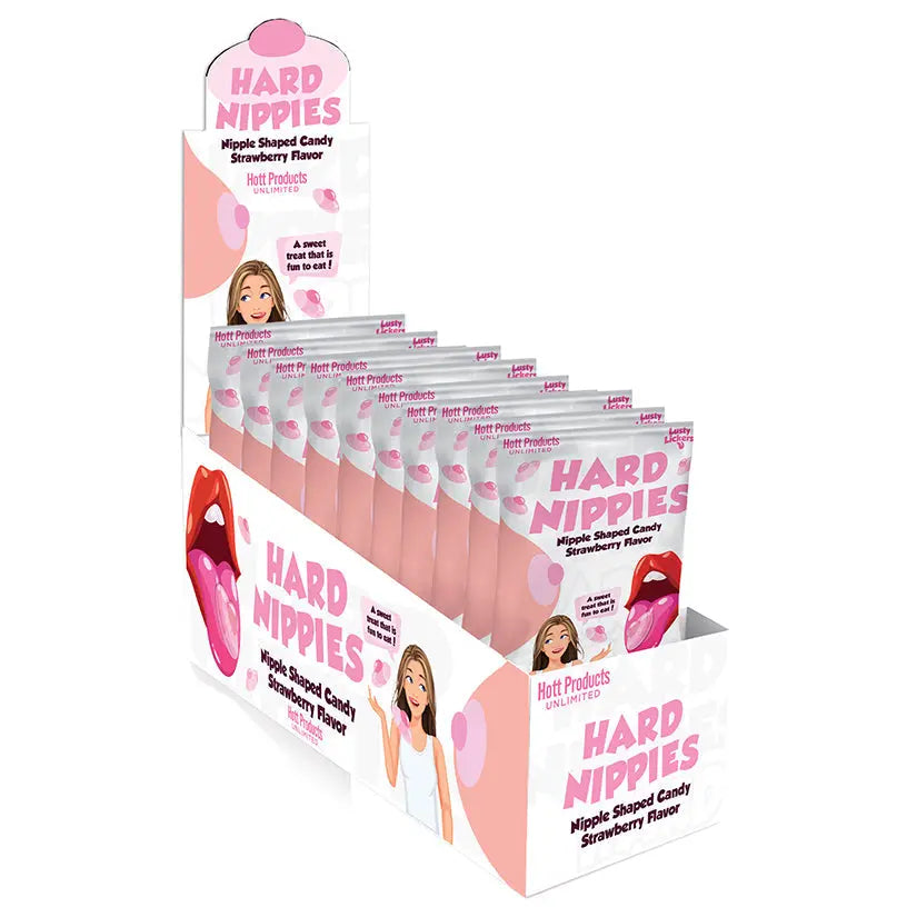 Hard Nippies Nipple Shaped Candy Display of 12 My Store