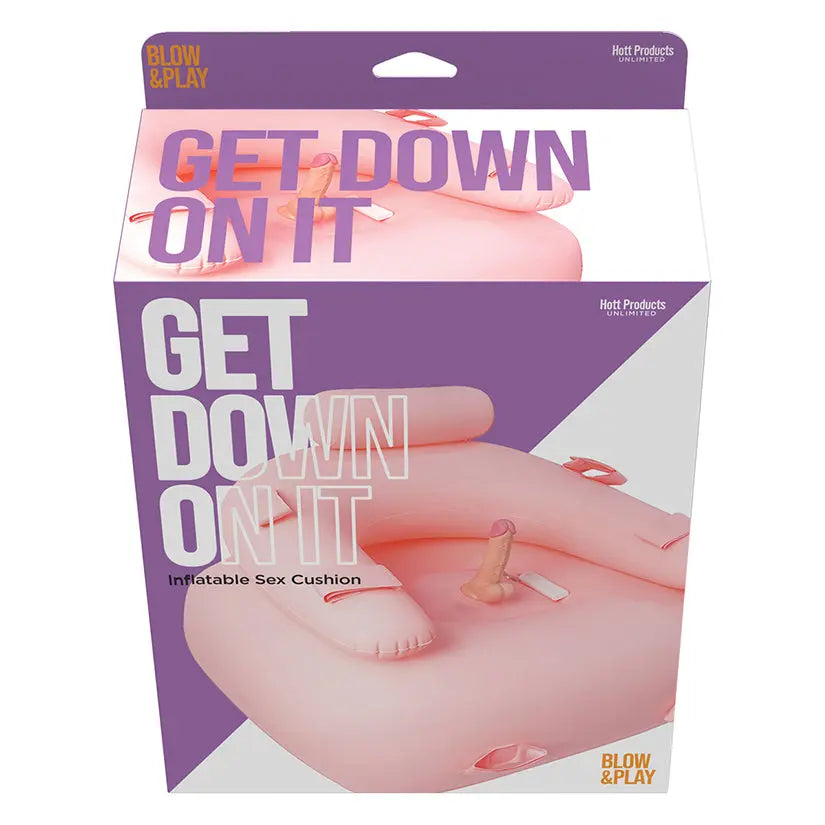 Get Down On It Inflatable Cushion with Wire Controller Dildo My Store