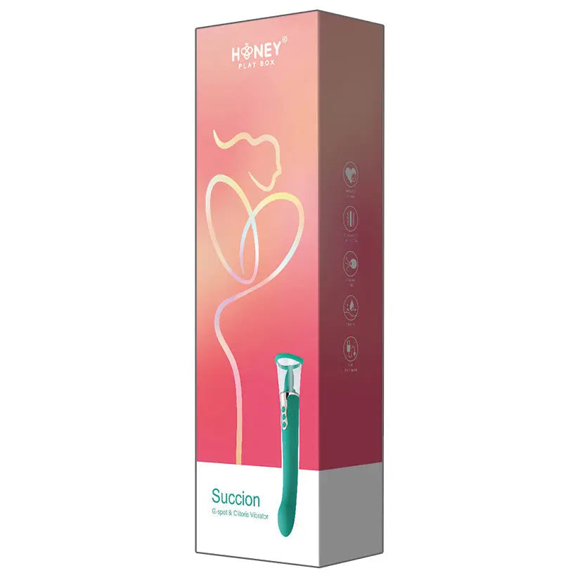 Honey Play Box Succion 3in1 Clitoral Sucking G Spot Vibrator-Green My Store