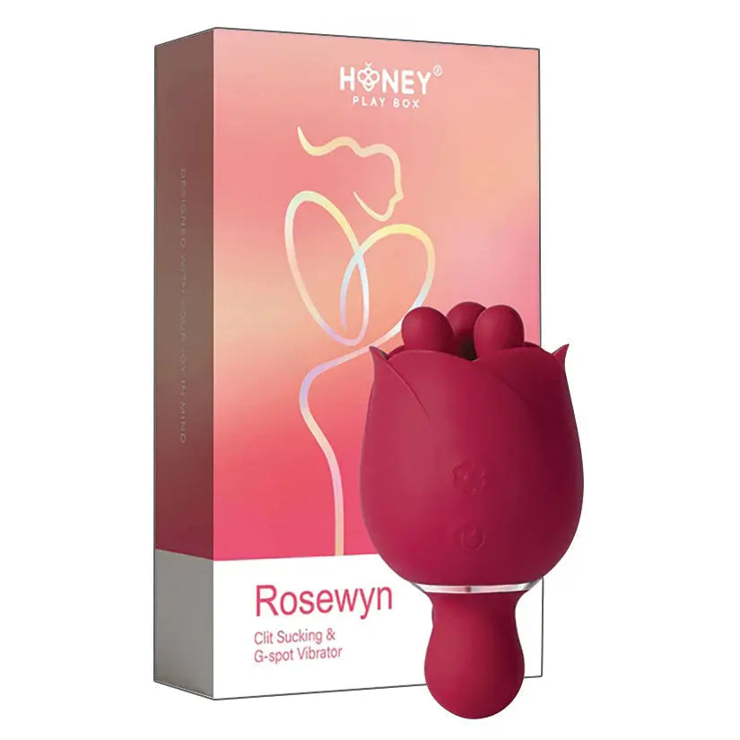 Honey Play Box Rosewyn - Rotating Rose Toy Vibrator & Pinpoint Stimulator My Store