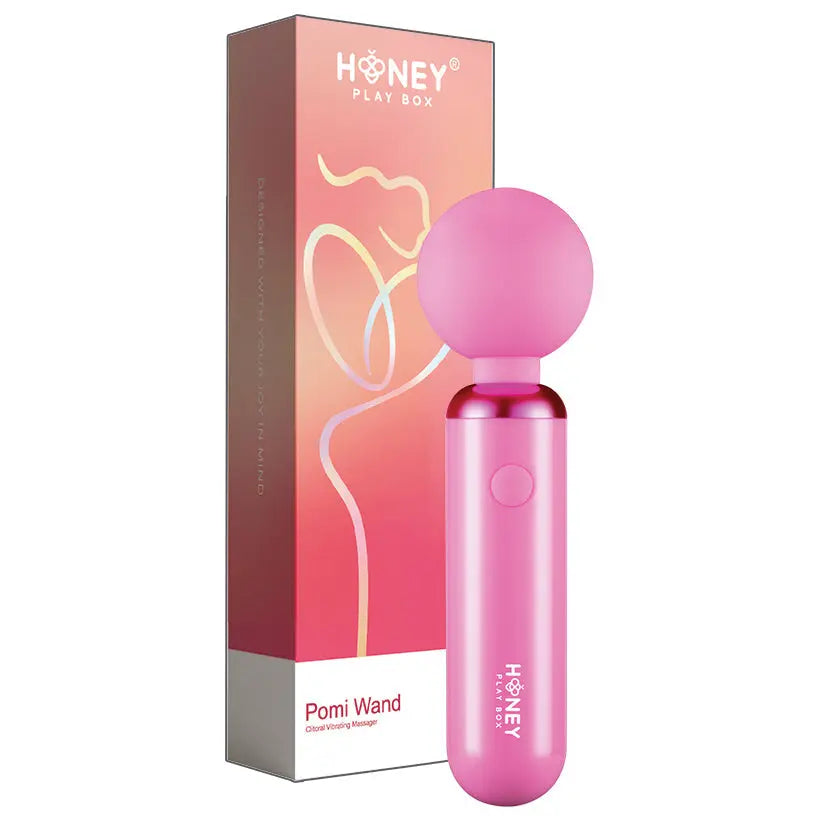 Honey Play Box Pomi Wand Clit Tease Vibrating Wand-Pink My Store