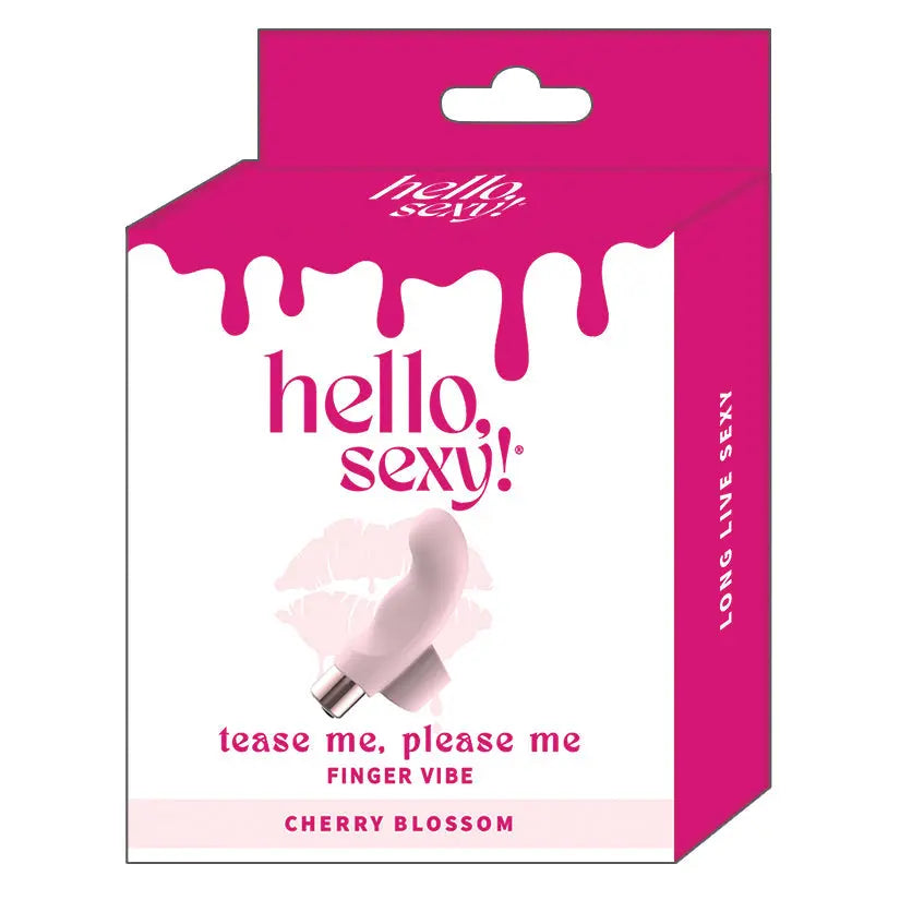 Hello Sexy Tease Me Please Me Finger Vibe-Cherry Blossom My Store